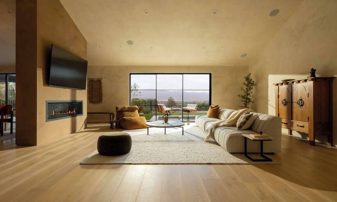 Studio City House | European style Home w/Pool, Fire Pit & City Views