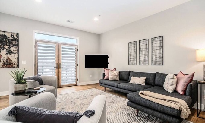Holland Condo | Evelyn 202: Spacious Downtown Retreat with Private Deck & Balcony