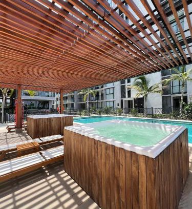 Santa Marta Apartment | Excepcional-ApartaSuite-vista al Mar-2 camas-2 baños