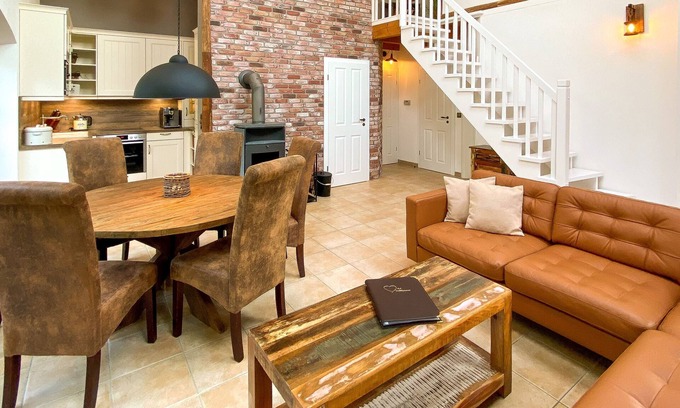 Hage House | Exclusive luxury vacation home right on the water with 5 stars in East Frisian Amb