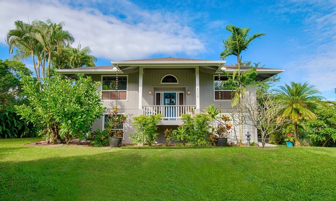 Princeville House | Executive Family 4BR Princeville Home by beaches & the park w/AC, SPA and Bikes