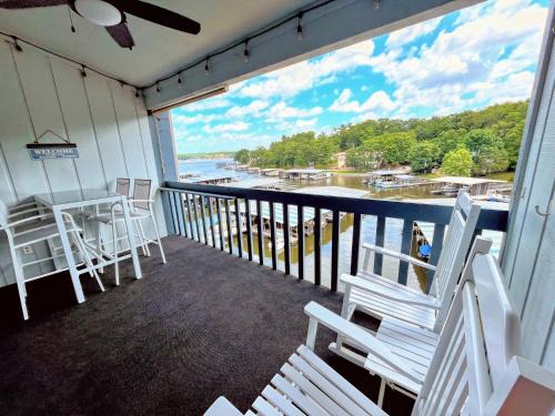 Osage Beach Apartment | F Lakefront! Remodeled, Sleeps 4, Boat Slip, Patio, WiFi, Cable, Pool