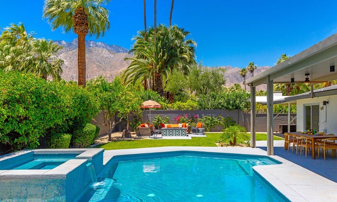 El Mirador House | Fab Four at El Mirador - Gorgeous Midcentury Pool Home w/Resort-Style Yard!