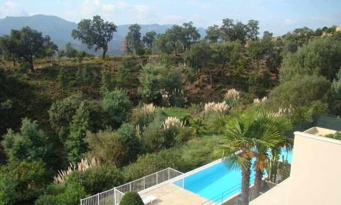 Mandelieu-La-Napoule Apartment | Fabulous apartment, pool, panoramic view, near Cannes, golf, beach
