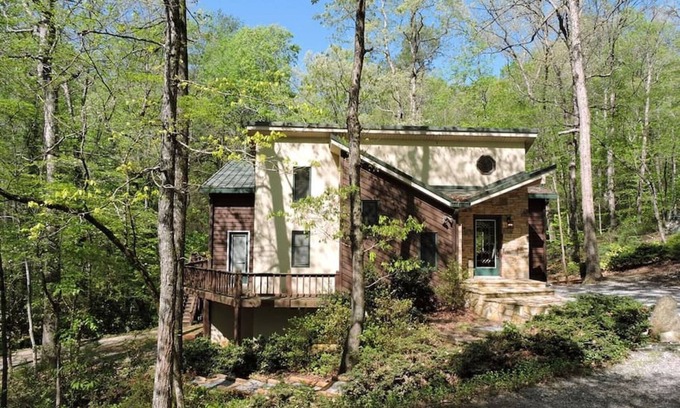 Demorest House | Falling Waters - 150' Waterfall right behind the house!