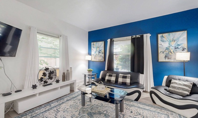 West Woodland House | Family-friendly city stay with deck/patio, Wifi and dedicated workspace