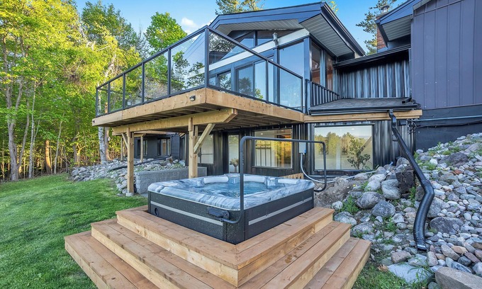 Quinte West Cottage | Family Friendly Nature Stay with Private Pond & Hot Tub