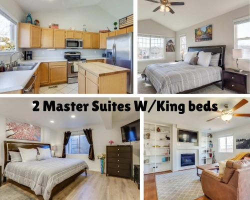 Aurora House | Family home 2 Master Suites with King beds fast Wifi workspace