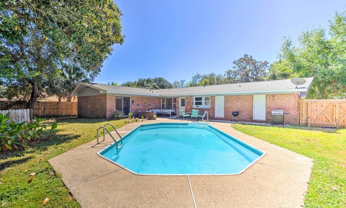 Fort Walton Beach House | Family Home w/Private Pool & Fenced Yard!