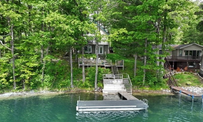 Lake Arrowhead Cottage | Family sized cottage near Gaylord on a private lake!
