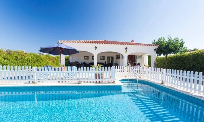 Binibeca Villa | Family Villa next to the Beach, Private Pool, AirCon, Heating and Child Friendly