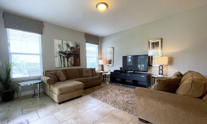 Sunridge Woods House | Fantastic 7BR Game Spa Pool Home at Solterra Resort-4204OD