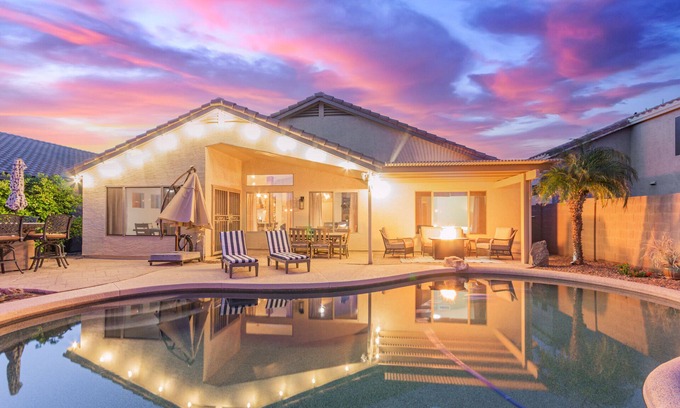 Gilbert House | Fantastic Location! Beautiful 4 Beds, Priv Heated Pool half mi to Dwntwn Gilbert