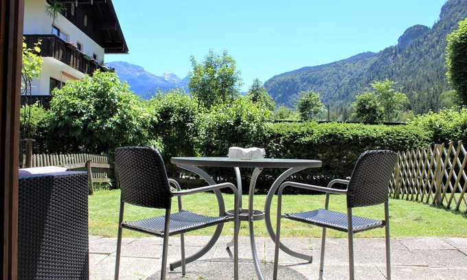 Unterschonau Apartment | Ferienwohnung 1 bis 2 Personen, 42 qm, Wohn- und Schlafraum Kombiniert, Terrasse