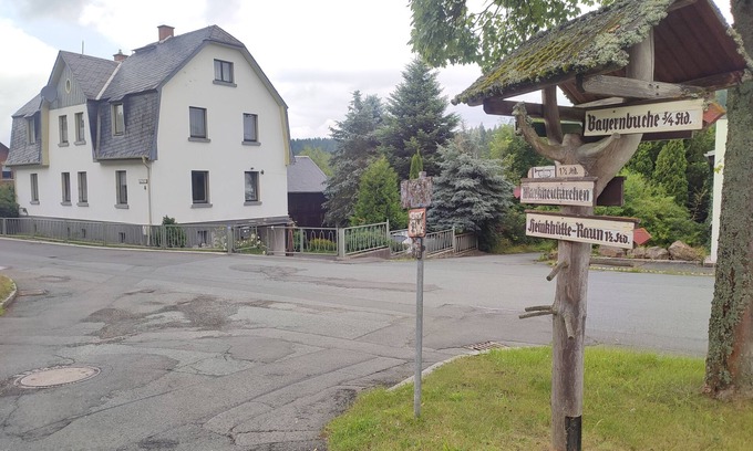 Bad Elster House | FeWo "Grimberg" 2 - Stock & Groß Grundstück