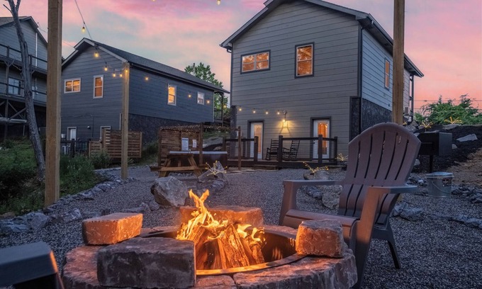 Sevierville Cabin | Fire Pit, 85° Indoor Pool, Hot Tub, Game Room