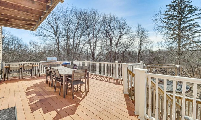 Long Pond House | Fire Pit and Game Room Spacious Poconos Retreat!