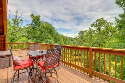 Harrison House | Fire Pit, Game Room and Mtn Views Cabin in Harrison