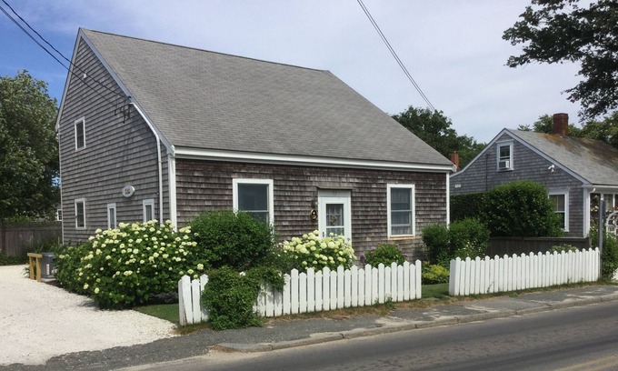 Nantucket Town House | Five minute walk to town. Comfortable, cozy, elegant gardens, and private deck.