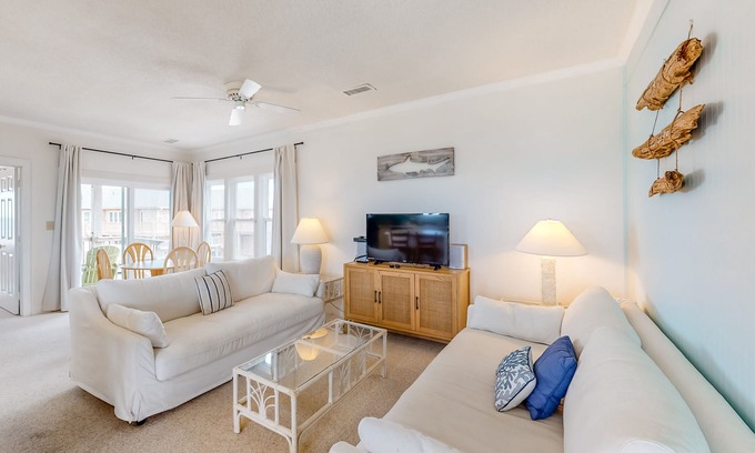 Avon Condo | FKA Kimogener Point - ocean views, WiFi, W/D, balcony, pool & beach access