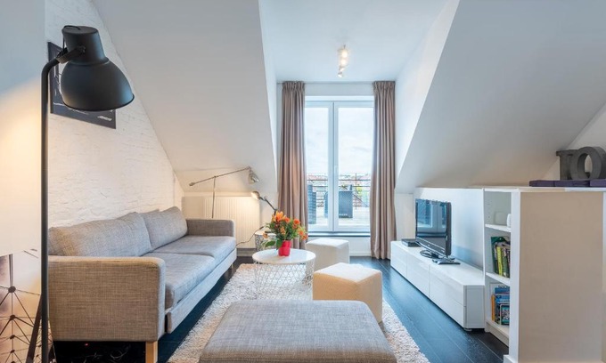 Ixelles Apartment | Flagey Penthouse Duplex