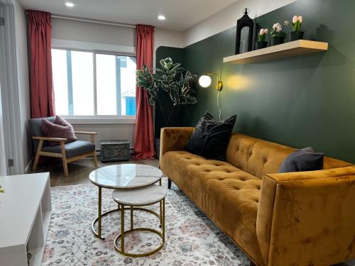 Downtown Apartment | Flamingo Jungle Tropical-Themed Getaway at Ports on Portland, Unit #2