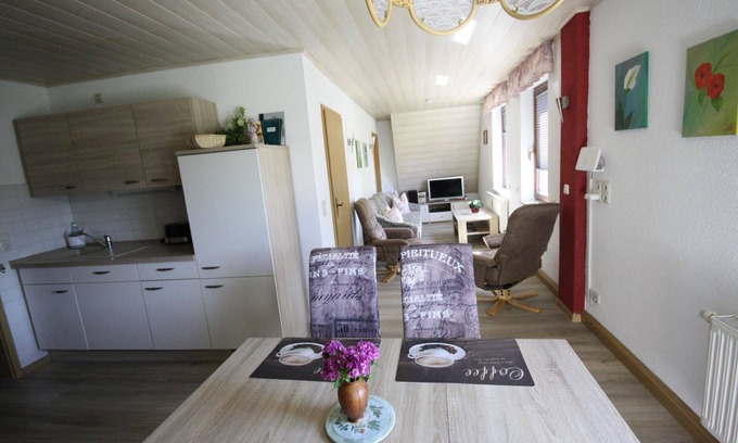 Sehmatal-Neudorf Apartment | Flat "Panoramablick" with mountain view