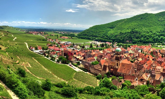 Hunawihr House | fougere avec jacuzzi le clos des vignes