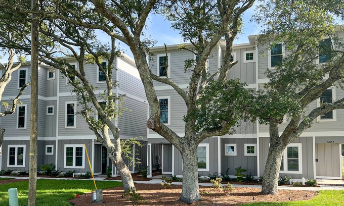 Morehead City House | Four townhomes - heart of the city - elevator, balconies, fast WiFi, central AC