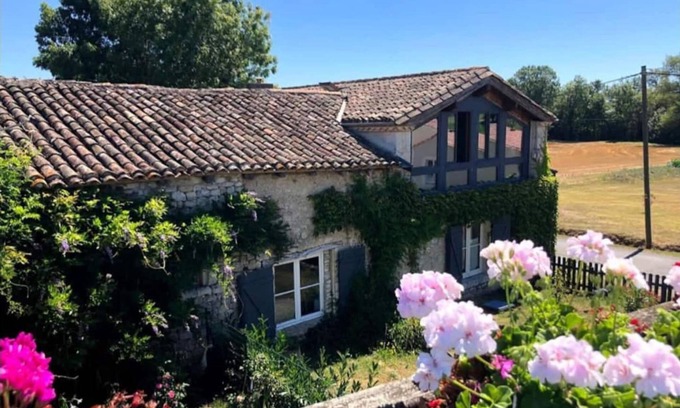 Sainte-Innocence House | The Old Barn, 4 bedrooms stone barn with pool and garden