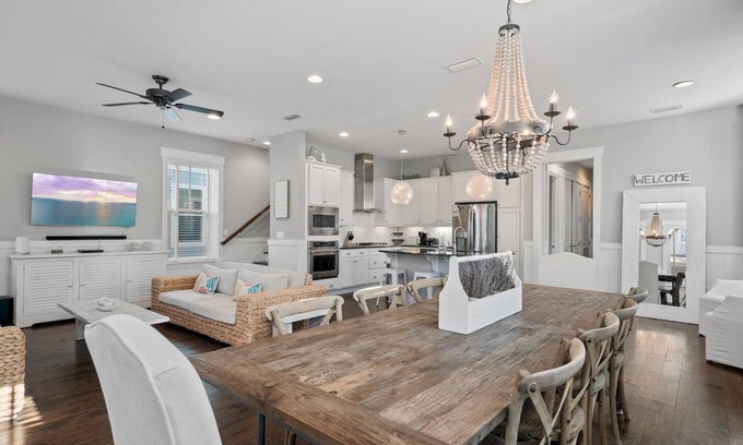 Santa Rosa Beach House | FREE 6 Bikes and Brand new 6 Seater Golf Cart! Sugar Beach Cottage at Nature Walk Heated Resort Pools, Pickleball Courts