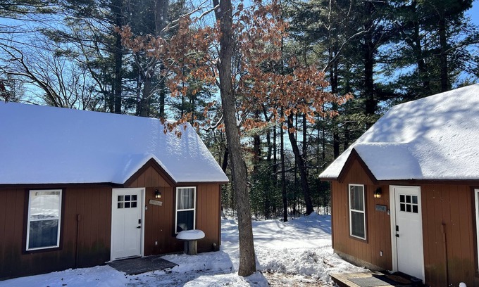Wisconsin Dells Cabin | Freedom Cabin with Sandstone Canyon & Dock on the WI River in Wisconsin Dells