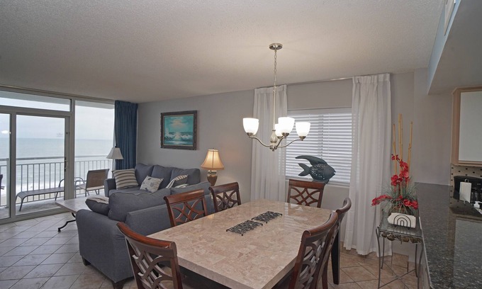 Myrtle Beach Apartment | Fully renovated direct oceanfront 3BR 2BA in the hearth of Myrtle Beach