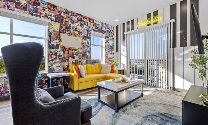 South Nashville Apartment | Fun-Filled Getaway: Trendy Spot w/Foosball!