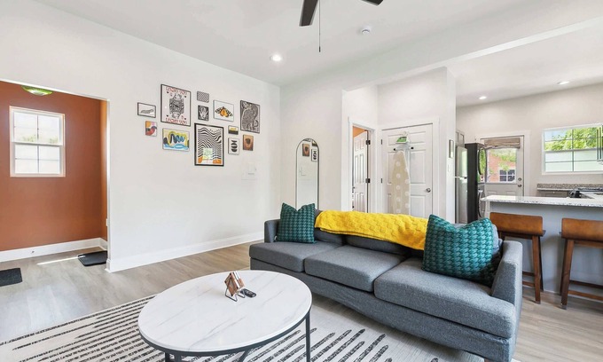Main Street Historic District Apartment | Funky & Fun! 1BR Apartment, Ground Floor