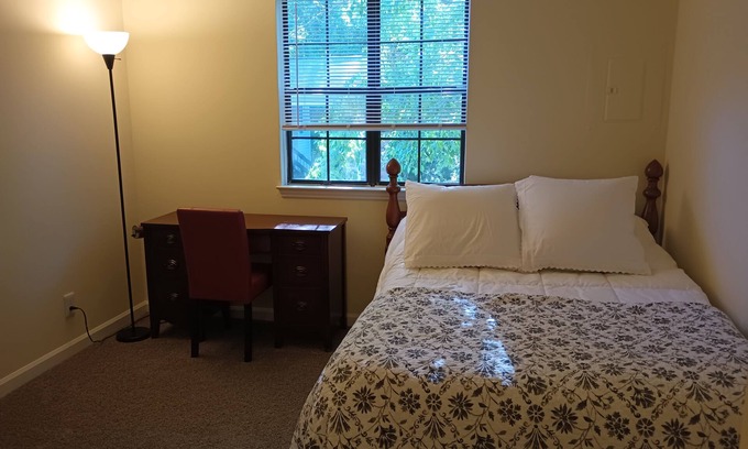 Durham Apartment | Furnished Guest Room with Private Bath -Close to Everything!