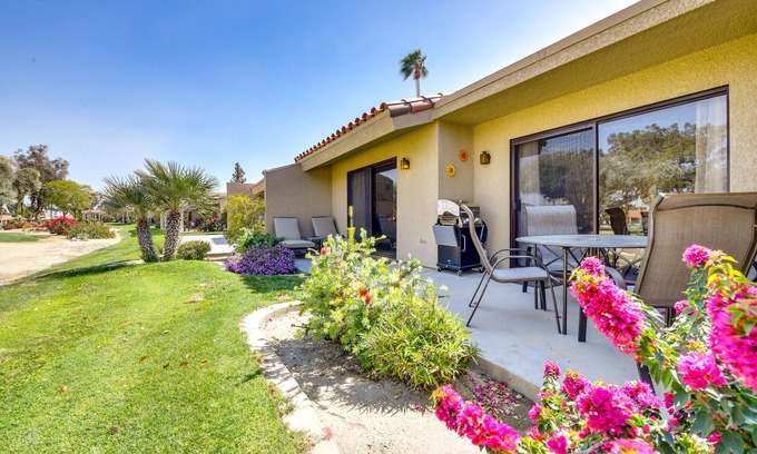 Palm Desert Condo | Furnished Patio + Resort Pools: Palm Desert Condo