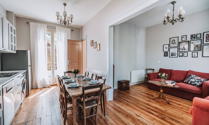 Linxe House | Gîte 9 persons Château Belle Epoque Landes