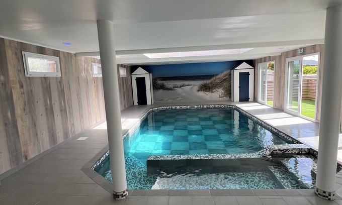 Waben House | Gîte côte à côte a Waben cote d'opale/heated indoor pool games room