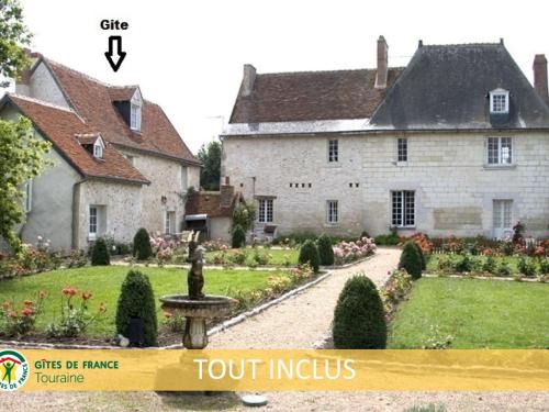 Villandry House | Gîte de charme XVIIe siècle avec jardin clos, balnéo, terrasse panoramique et WIFI près du Château de Villandry - FR-1-381-471