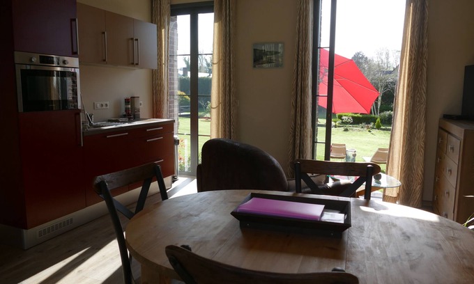 Ouville-la-Riviere Cottage | Gîte "VEULES les ROSES" Villa ARGONNE