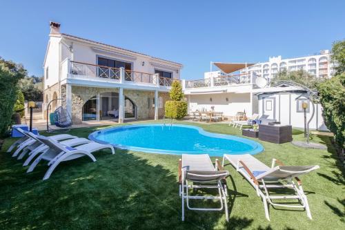 Calas de Mallorca Apartment | G-Fast fertig gestelltes Inserat- Moderne grosse Villa, 5 Min fussläufig zum Strand,Pool,Klima