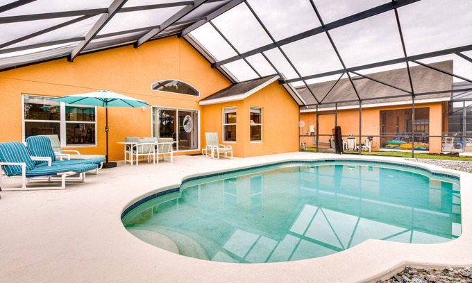 Watersong House | Game Room & Pool: Family-Friendly Davenport Home!