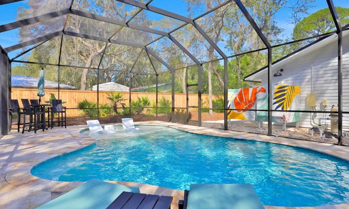 St. Augustine South House | Garden Pool Paradise