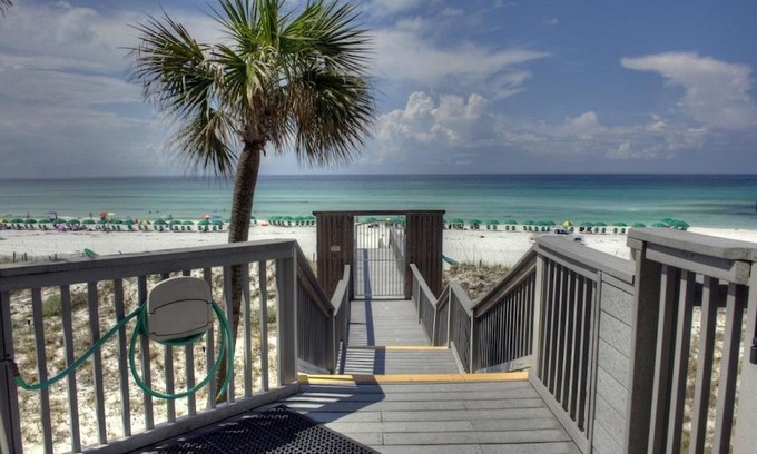 Miramar Beach Apartment | Gated Gulf Front Condo in Hidden Dunes Beach & Tennis Resort