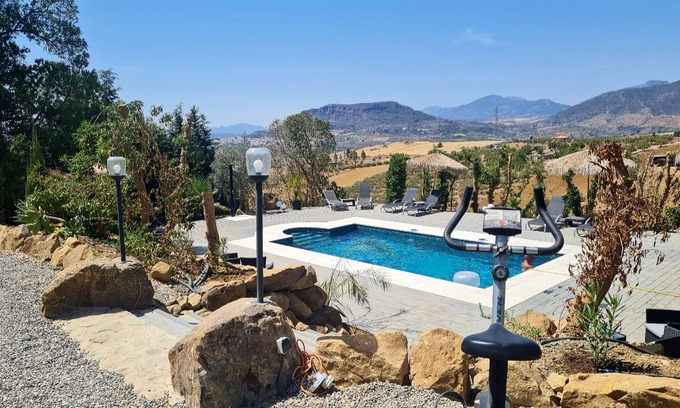 Alora Apartment | Gemütliches Studio "las Palmeras"/Casa Gran Vista de Alora mit Toller Aussicht!
