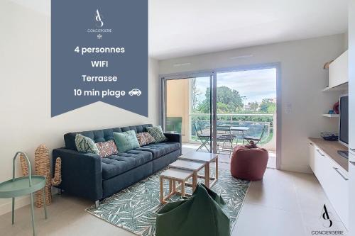 Le Cannet Apartment | Genêts - 47m2 - 4 pers - Cozy - Climatisé