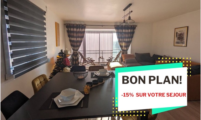 Epinal Apartment | Gite Épinal, 2 bedrooms, 4 persons