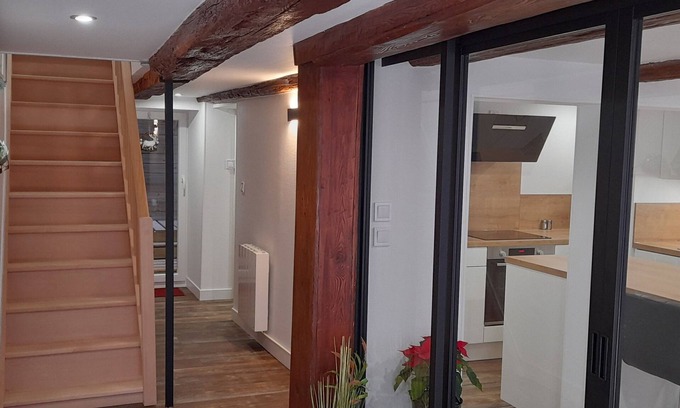 Ville House | Gîte * 4 to 6 people in the center of Villé Centre Alsace