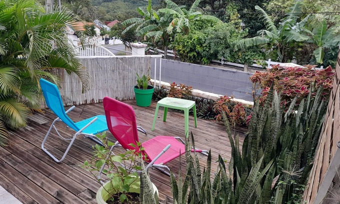 Deshaies Cottage | GITE GWAD ASIA 5 minutes from the beach of Grande Anse and Bourg